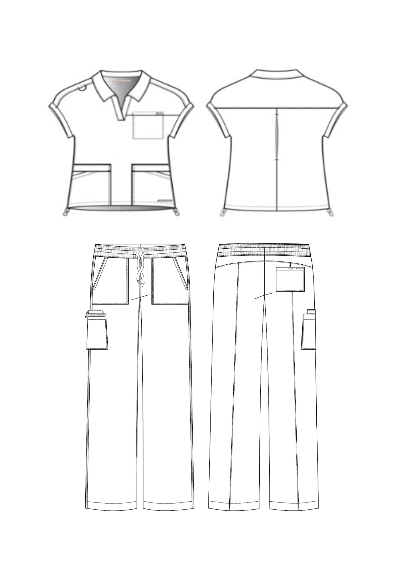 Uniforme médico para Dama Ripstop Charlie Top-Scout Pant