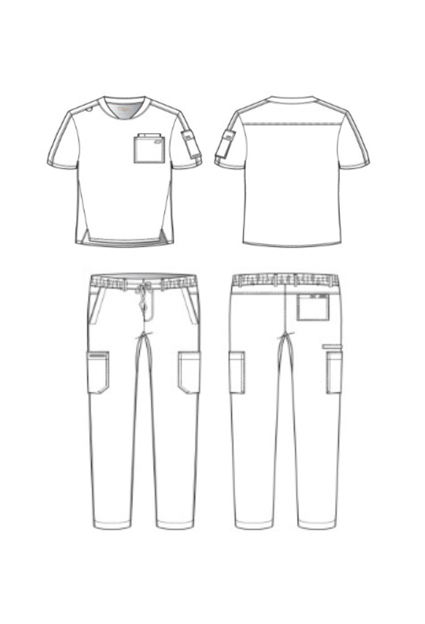 Uniforme médico para Caballero Station Top-Terrain Pant