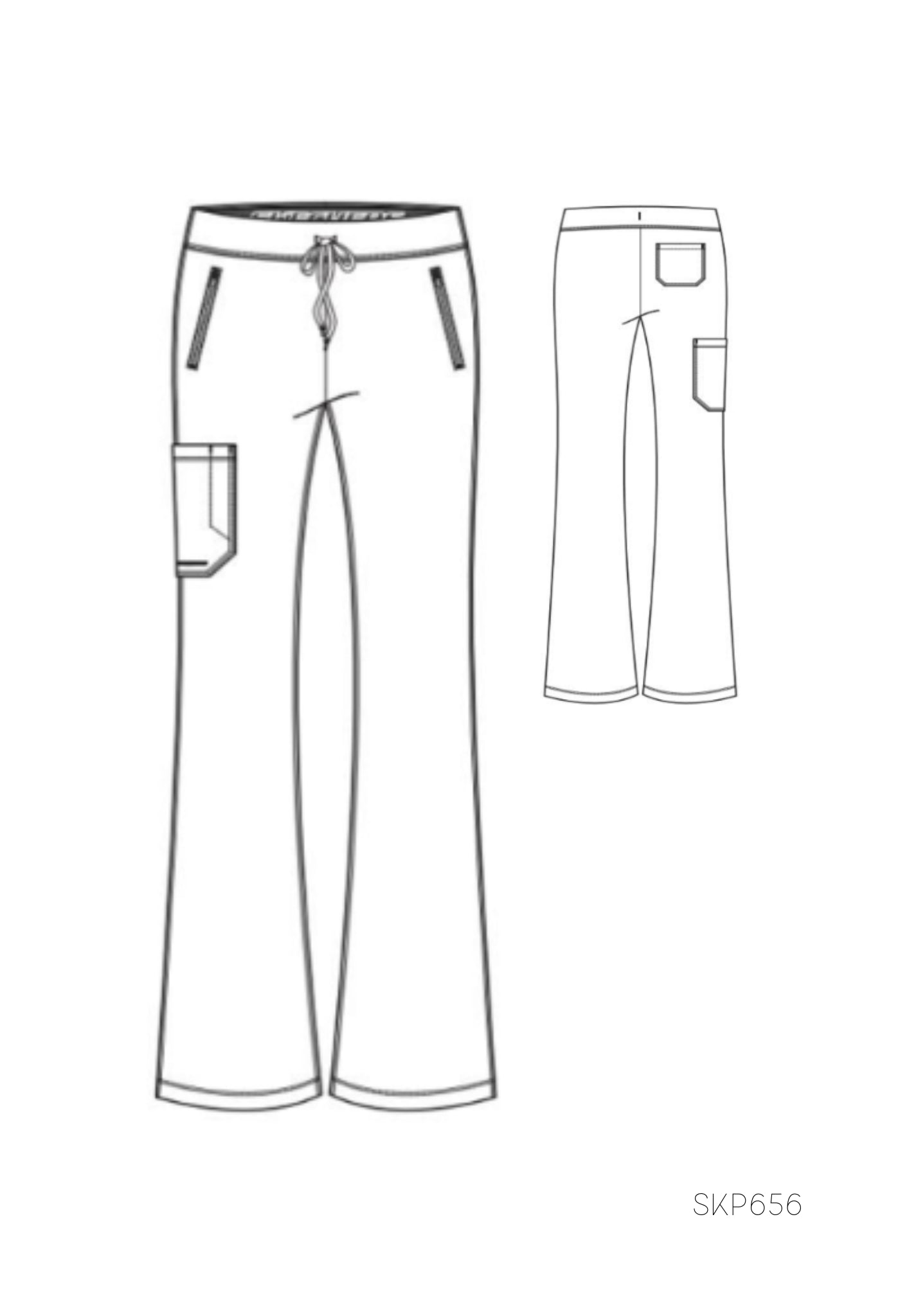 Uniforme médico para dama Skechers™ by Barco Slip-ins Serene Knit Top-Glide Knit Flare Pant