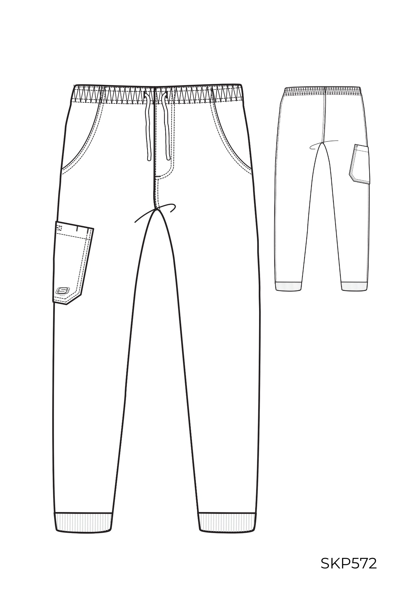 Pantalón médico para caballero Skechers Structure Jogger