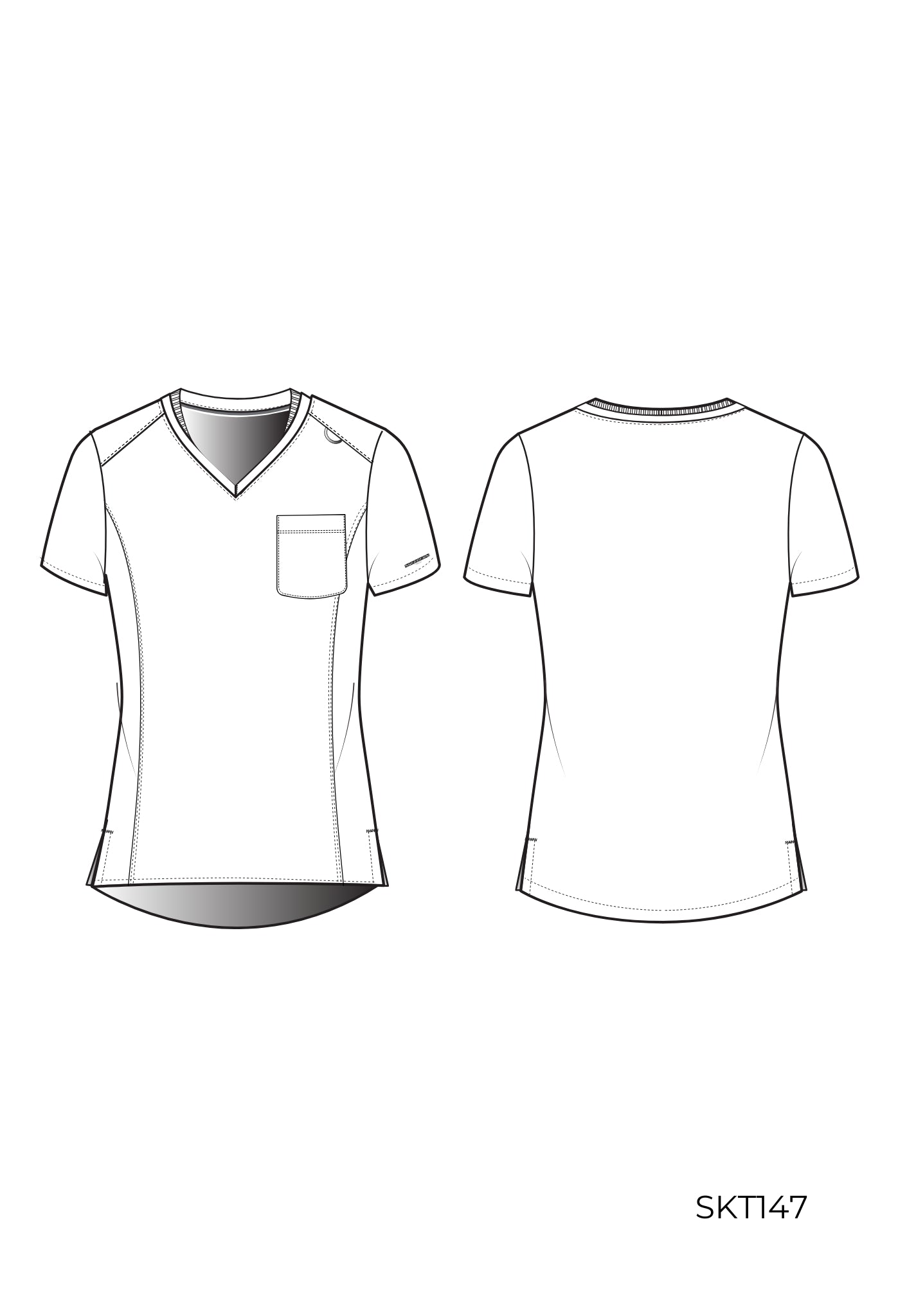 Uniforme médico para dama Skechers Dignity Top-Theory Jogger