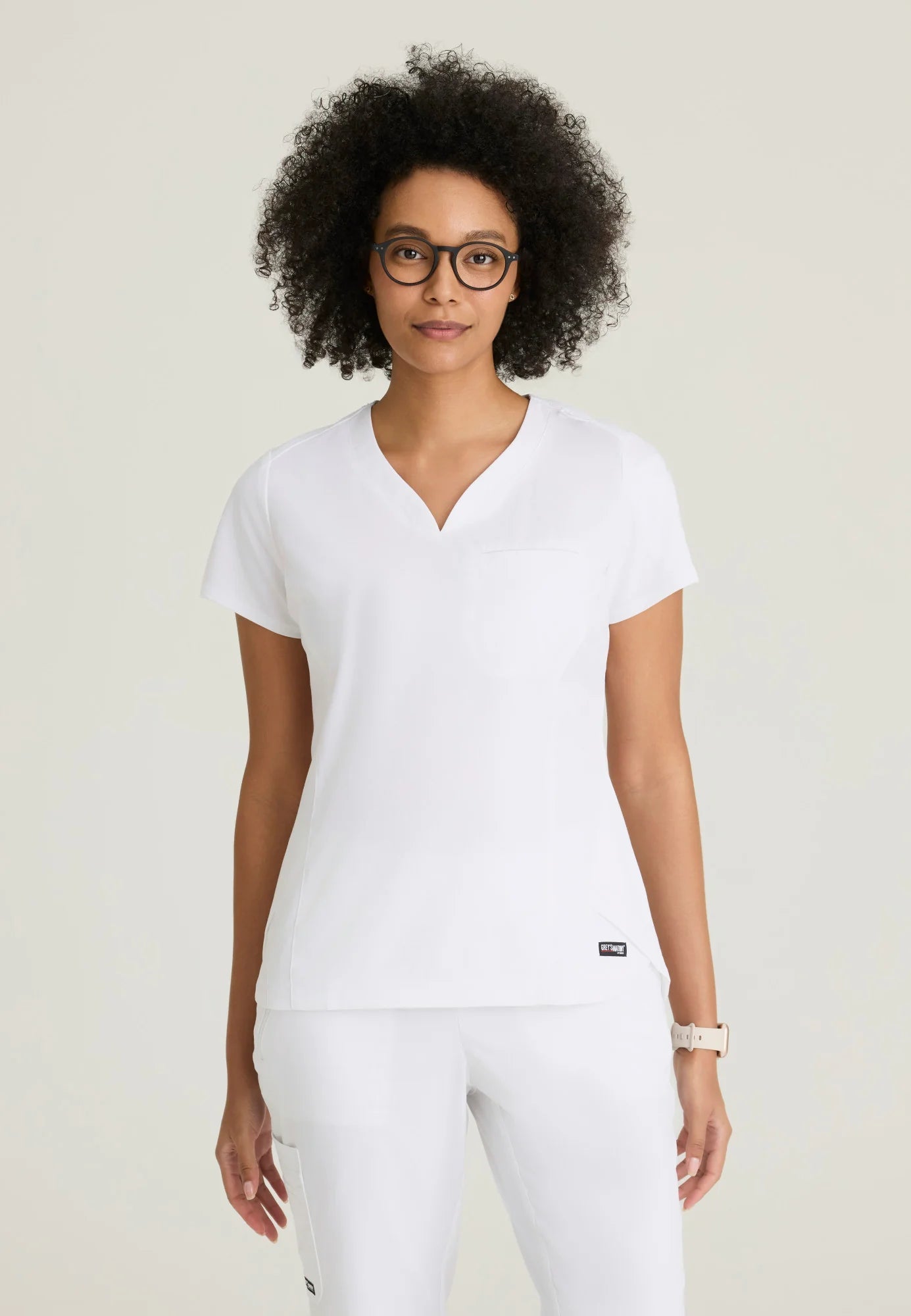 Uniforme médico para dama Grey's Anatomy™ Spandex Stretch Capri Tuck-in Top-Eden Jogger — Grey's Anatomy™ by Barco Spandex Stretch