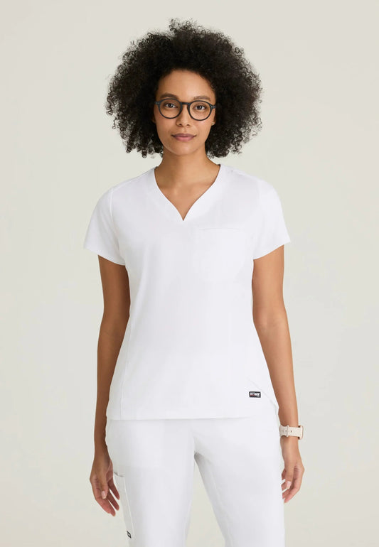 Uniforme médico para dama Grey's Anatomy™ Spandex Stretch Capri Tuck-in Top-Eden Jogger — Grey's Anatomy™ by Barco Spandex Stretch