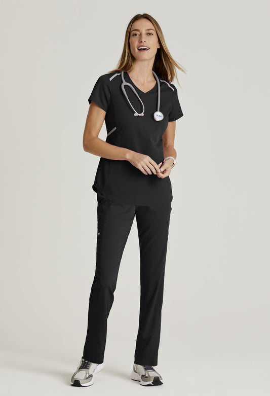 Conjunto Grey's Anatomy™ Impact Octove top-Range pant Petite