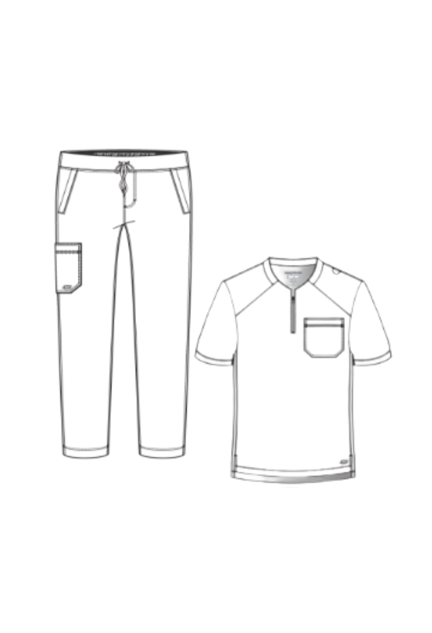 Uniforme médico para caballero Slip-ins Flex Knit Top-Rebound Knit Pant
