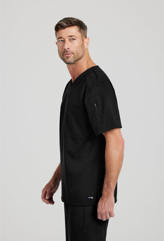 Uniforme médico para caballero Grey's Anatomy™ Spandex Murphy Top-Hudson Pant — Grey's Anatomy™ by Barco Spandex Stretch