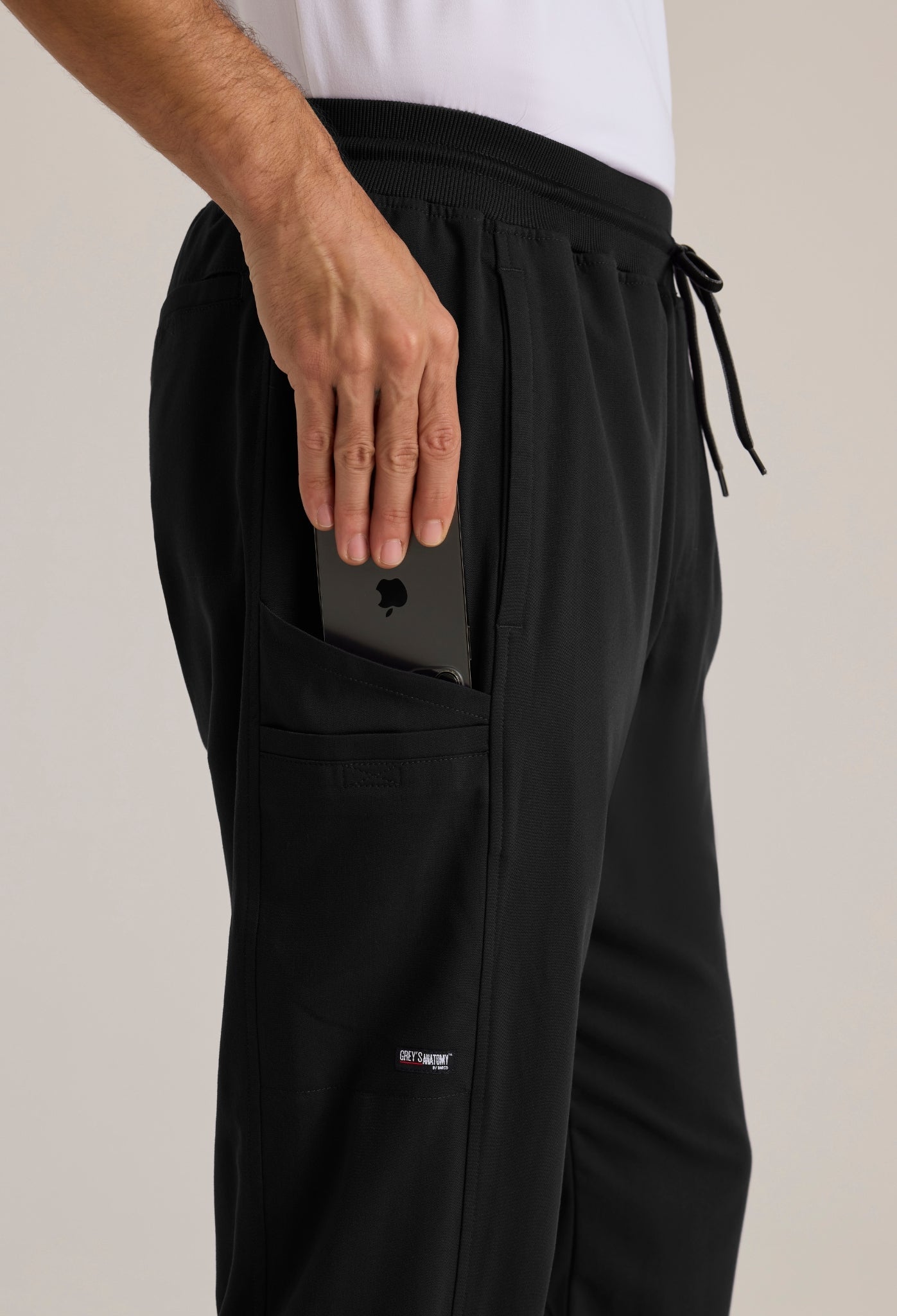 Uniforme médico para caballero Grey's Anatomy™ Spandex Murphy Top-Hudson Pant — Grey's Anatomy™ by Barco Spandex Stretch