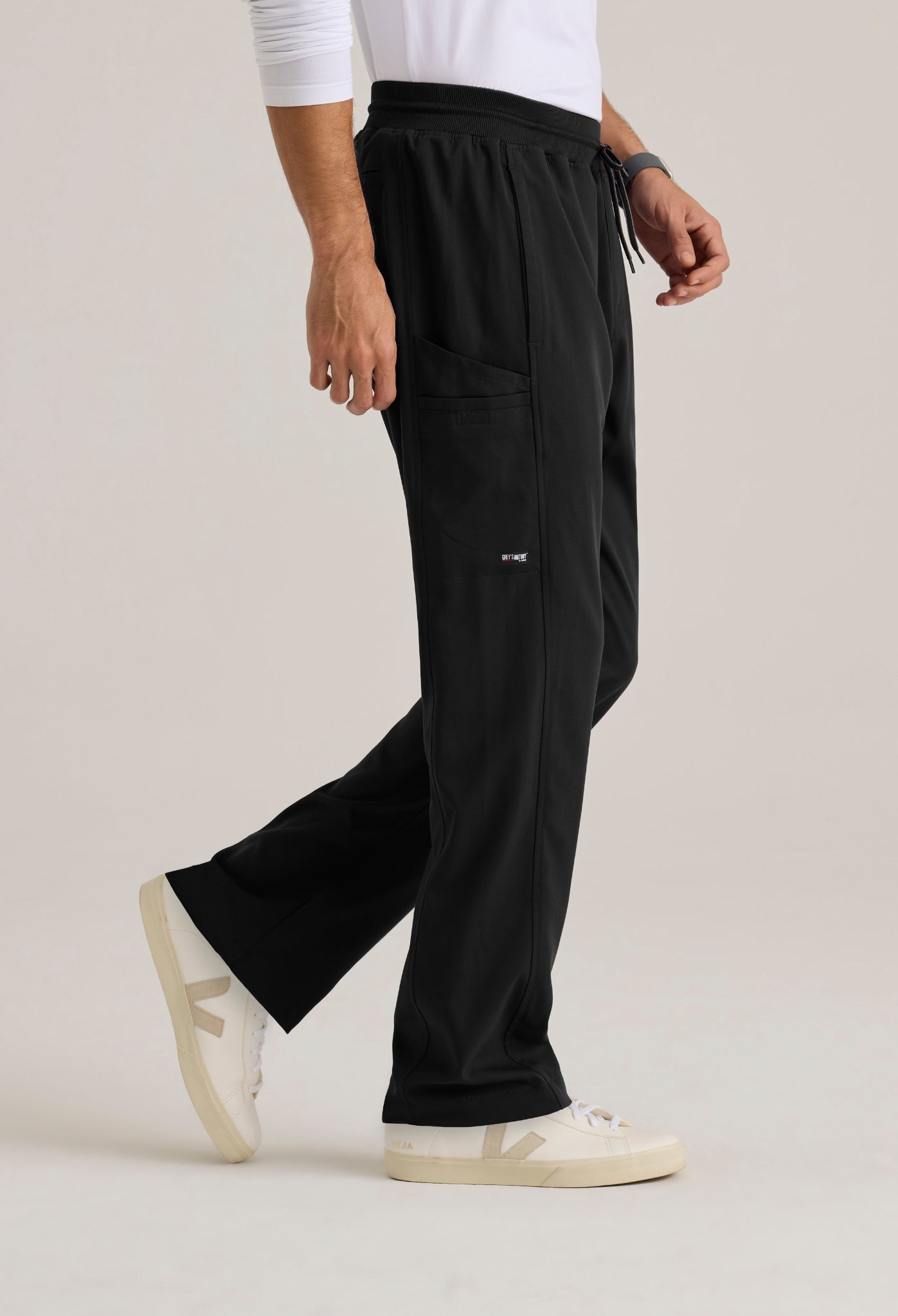 Uniforme médico para caballero Grey's Anatomy™ Spandex Murphy Top-Hudson Pant — Grey's Anatomy™ by Barco Spandex Stretch