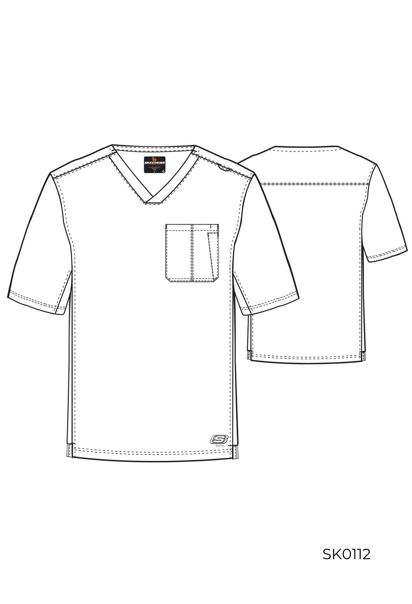 Filipina médica para caballero Skechers Structure Top