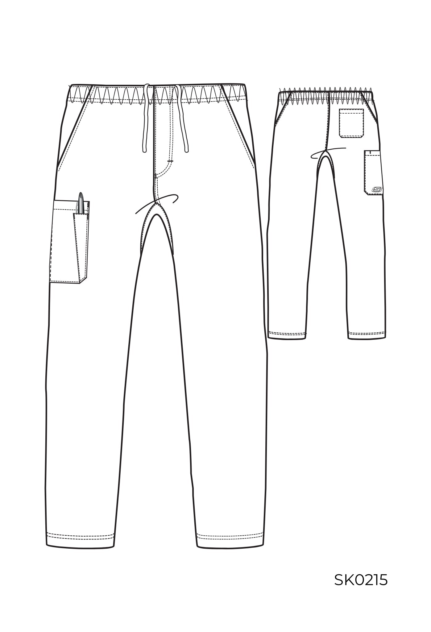 Pantalón médico para caballero Skechers Structure Pant