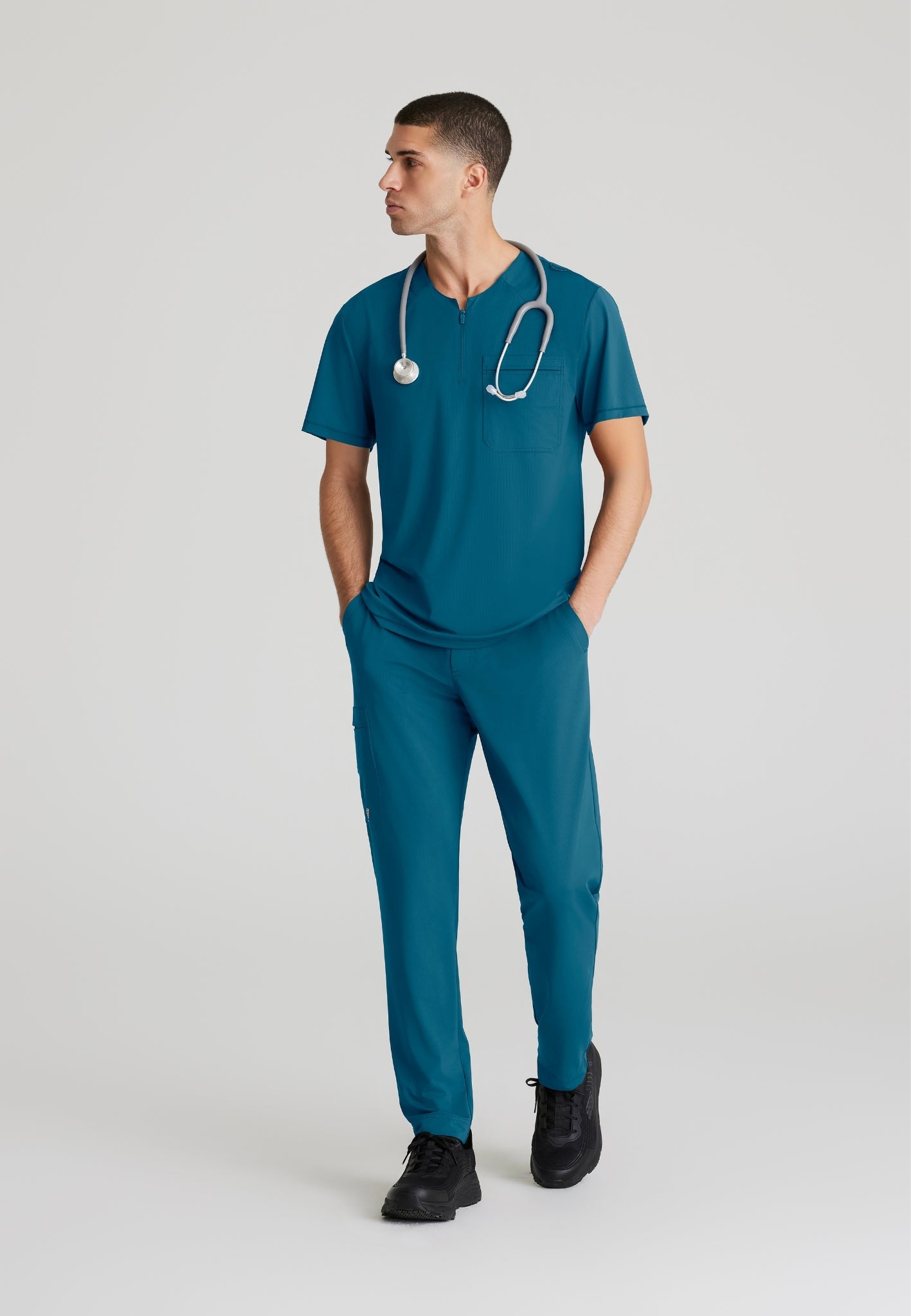 Uniforme médico para caballero Slip-ins Flex Knit Top-Rebound Knit Pant — Skechers™ by Barco Slip-ins