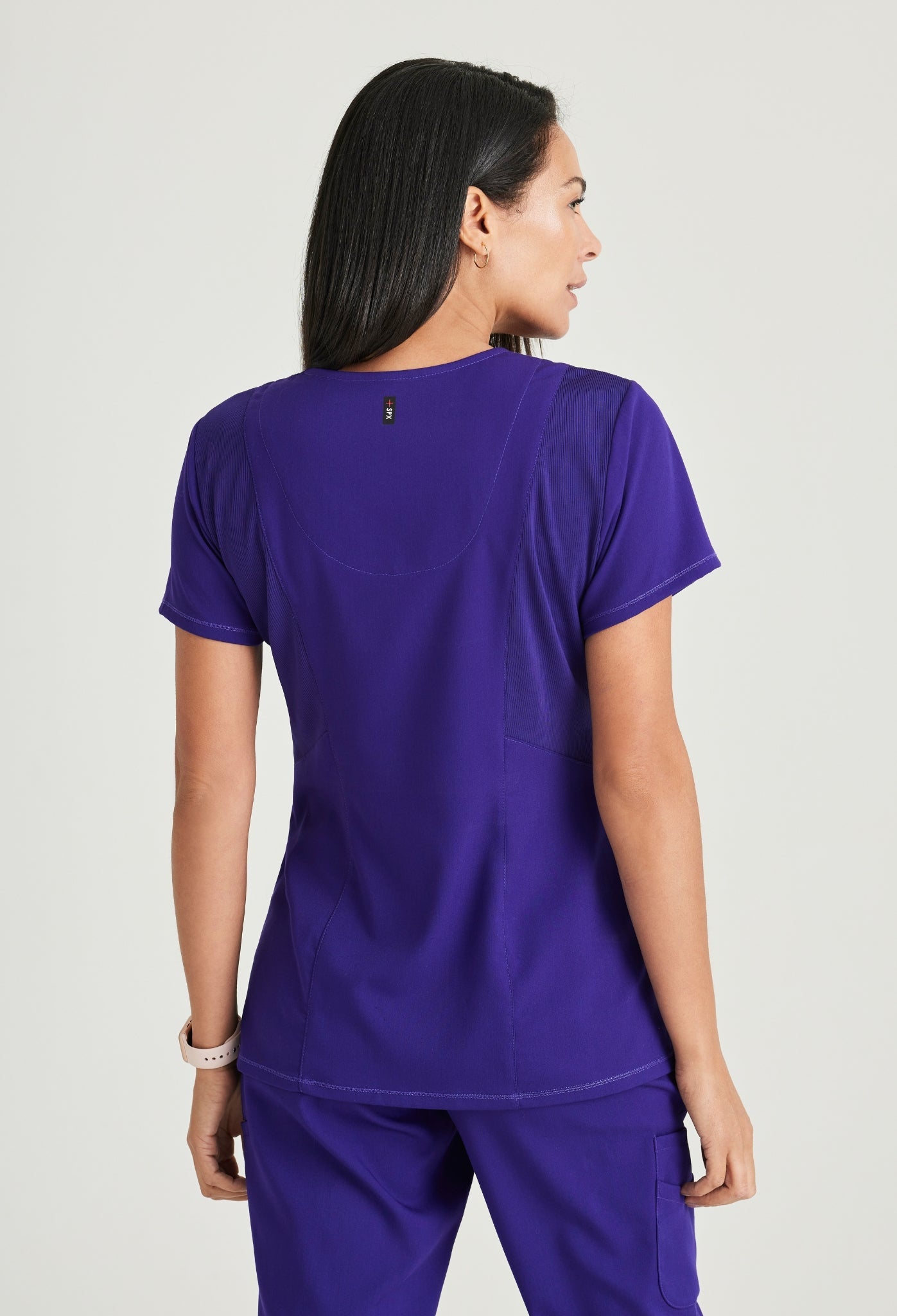 Uniforme médico para dama Grey's Anatomy™ Spandex Stretch Serena Top-Pant-XL — Grey's Anatomy™ by Barco Spandex Stretch