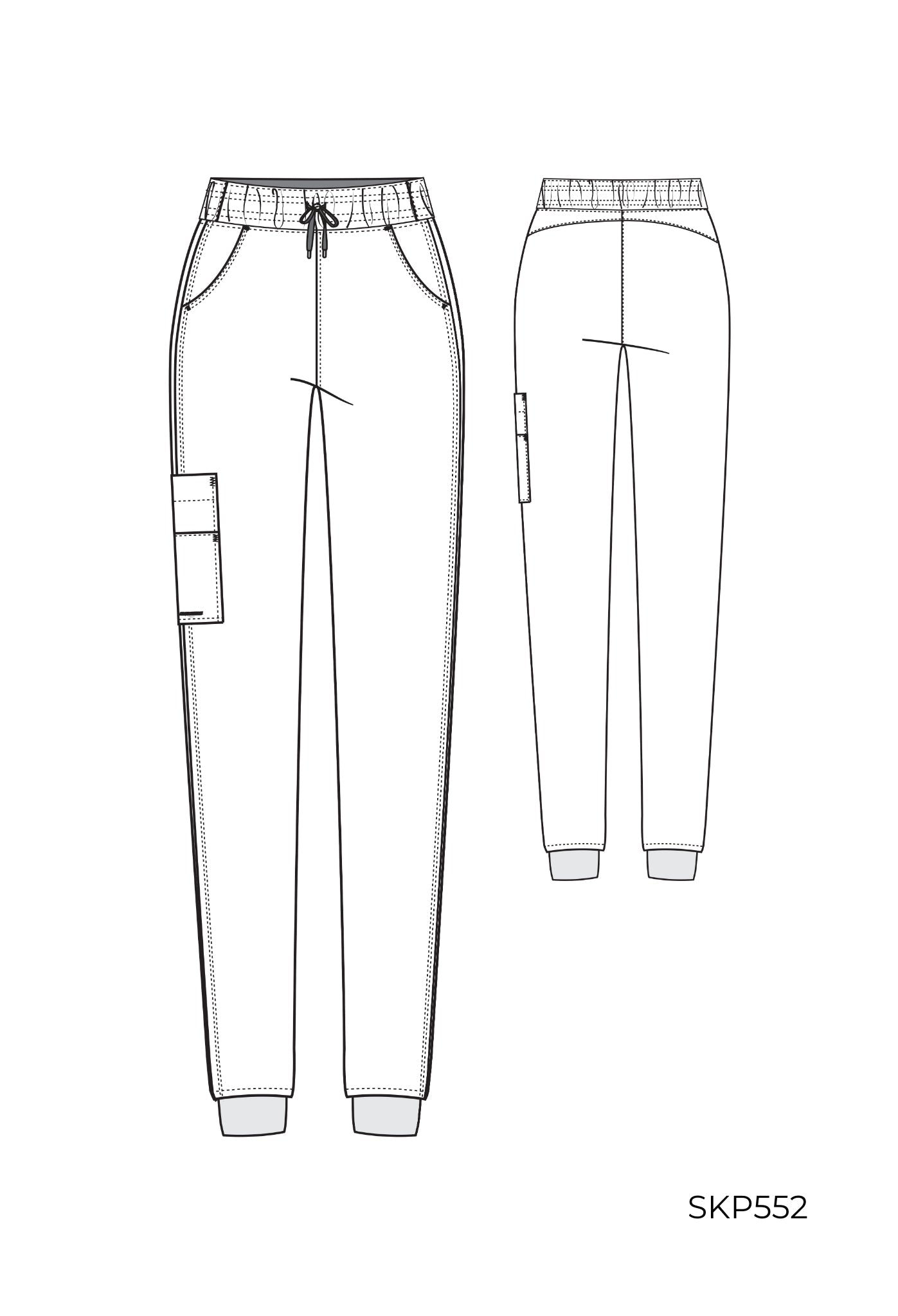 Uniforme médico para dama Skechers Dignity Top-Theory Jogger petite