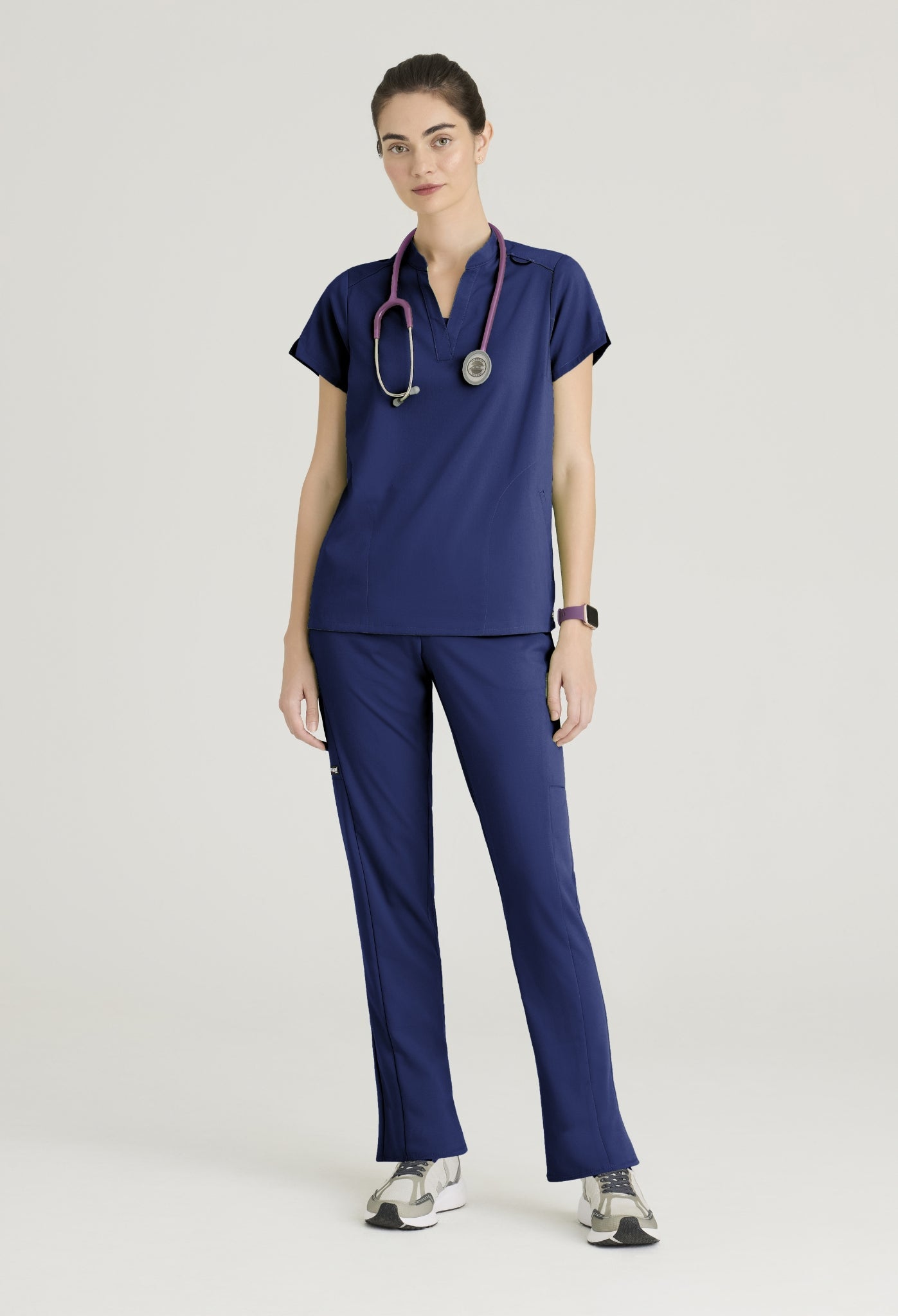Uniforme médico para dama  Spandex Stretch  Avery Top-Serena Pant — Grey's Anatomy™ by Barco Spandex Stretch