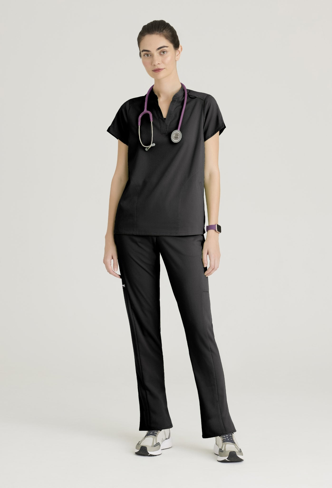 Uniforme médico para dama  Spandex Stretch  Avery Top-Serena Pant — Grey's Anatomy™ by Barco Spandex Stretch